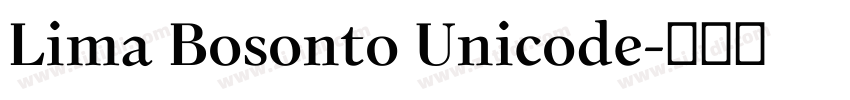 Lima Bosonto Unicode字体转换